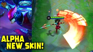 NEW SKIN ALPHA CRIMSON WARRIOR MOBILE LEGENDS🟢MLBB