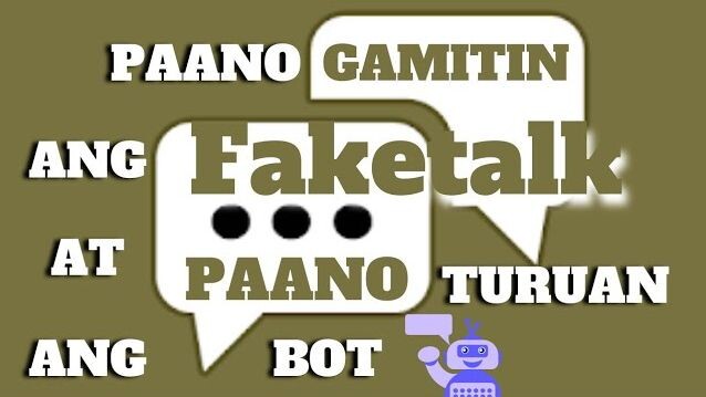 How to Use Faketalk App (Tagalog Tutorial) | Teach Bot in Faketalk