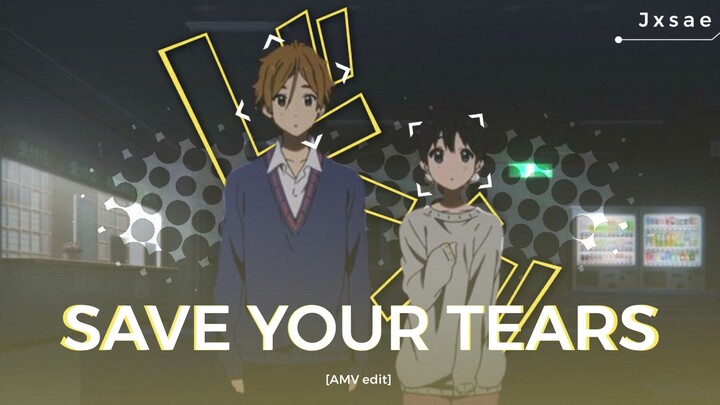 Tamako Love Story [AMV EDITS] Save Your Tears | The Weekend