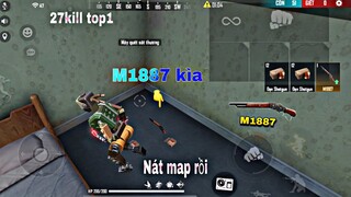 [Free Fire] Solo Squad Leo Rank Đầu Mùa S26, Kỹ Năng M1887 Và Đoán Hướng Địch, 27Kill Top1 + Setting