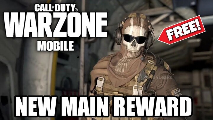 Warzone Mobile : Free Ghost Riley Main Reward | Call of Duty Warzone Mobile New Leaks & News