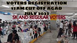 VOTERS REGISTRATION JULY 2022  CUT OFF AGAD 12AM PA LANG.