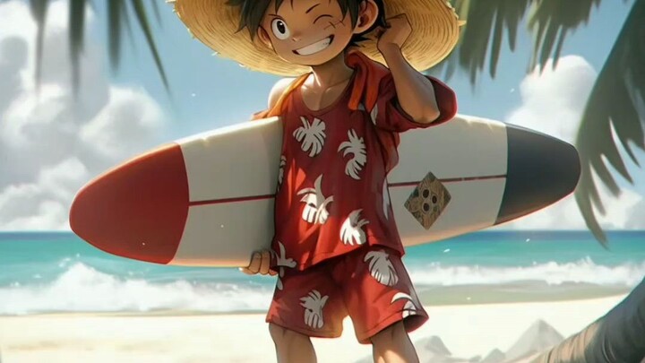 Luffy mode kawaii 😍