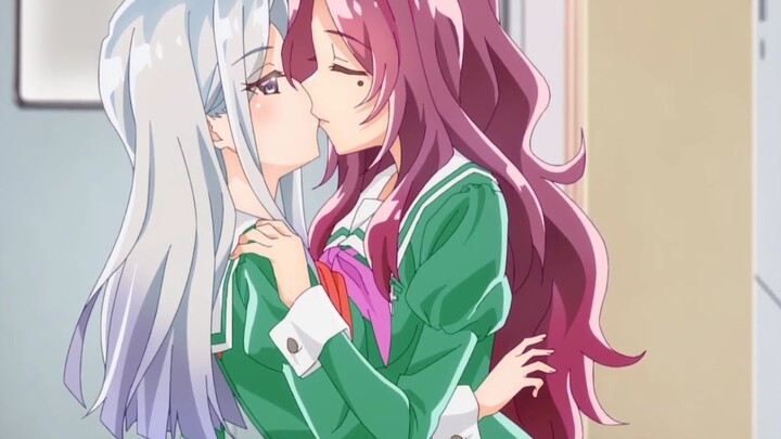 เนเน่จูบกับยูโกะต่อหน้าชิบานะ 👀😘👩‍❤️‍💋‍👩 | Watashi no Yuri wa Oshigoto Desu