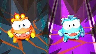 Om Nom Run - Fire Om Nom and Ice Om Nom iOS/Android Gameplay