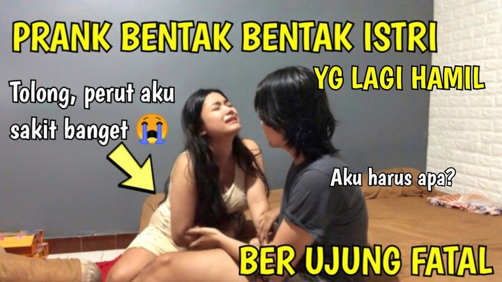 PRANK MARAHIN ISTRI YG LAGI HAMIL, SAMPE NANGIS ! (PERUTNYA MILLA SAMPE SAKIT 😭)
