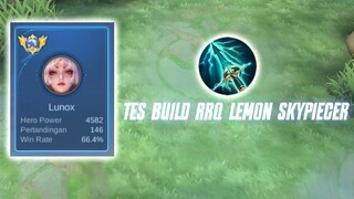 tes build Lunox RRQ Lemon sampai musuh surrend - Mobile Legends