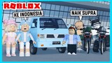 Aku Dan Adiku Keliling Indonesia Naik Motor Supra Dan Mobil Pick Up Di Roblox ft @Shasyaalala