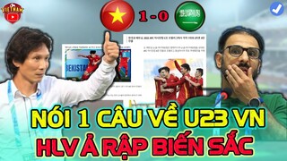 Báo Hàn Quốc Thẳng Thắn Cảnh Báo 1 Điều Về U23 Việt Nam, HLV Ả Rập Biến Sắc