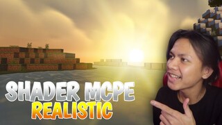 SHADER REALISTIC MCPE !!! Ada reflection nya ,mirip shader MCPC - Rewanston Shader