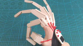 A hand-made robot hand