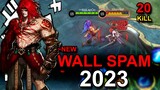 Badang Teach Fanny The New " Wall Spam " | Badang Unlimited Stun 2023 | MLBB
