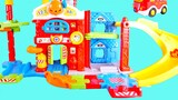 Children's story of VTech's sound and light saving the fire station's toy fire truck to put out the 
