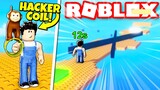 I CHEATED IN A TIME TRIAL OBBY WITH A COIL! Roblox
