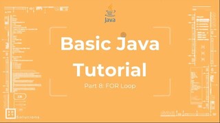 Basic Java Tutorial #8 FOR Loop - ITERATION - BREAK | Eclipse - Java Packages