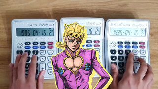 JoJo's Bizarre Adventure: Golden Wind OST dengan kalkulator!