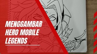 Menggambar Hero Mobile Legends yang Bola Matanya Unik yaitu Martis