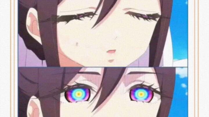 Momen ketika kamu menyipitkan mata dan membuka matamu dalam anime