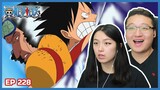LUFFY CHALLENGES AOKIJI 👊🔥 | One Piece Episode 228 Couples Reaction & Discussion