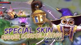 DIGGER SPECIAL SKIN CONSTELLATION GAMEPLAY - Mobile Legends Indonesia
