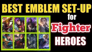 BEST EMBLEM SET-UP for Fighter heroes | MLBB |