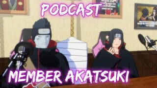 KETIKA  ANGGOTA  AKATSUKI DI UNDANG KE PODCAST - PARODI NARUTO