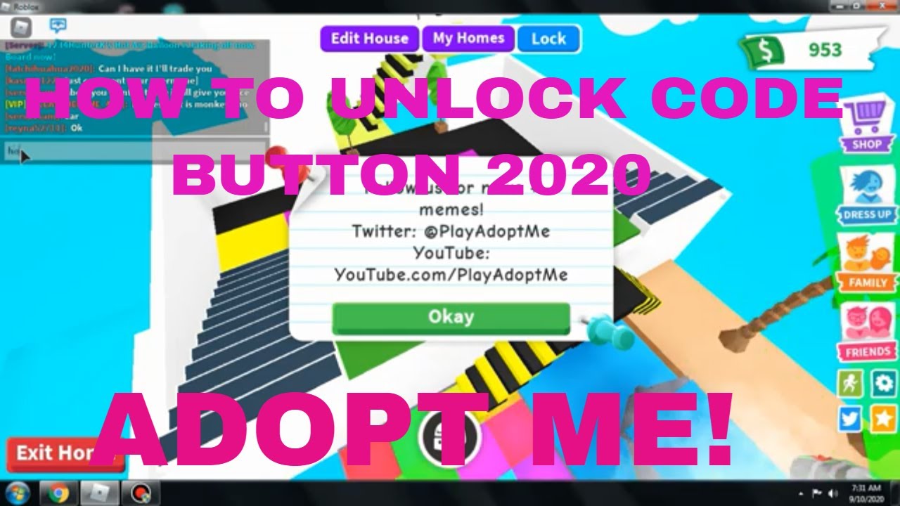 Roblox - Adopt Me - Codes Outubro 2021