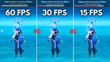 Why Eula DMG Reduce with FPS? 60 FPS vs 30 FPS vs 15 FPS [ Genshin Impact ]
