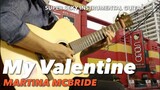 My Valentine Instrumental guitar karaoke cover version with lyrics