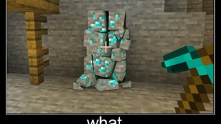 Minecraft รออะไร meme part 22 แร่เพชรที่เหมือนจริง