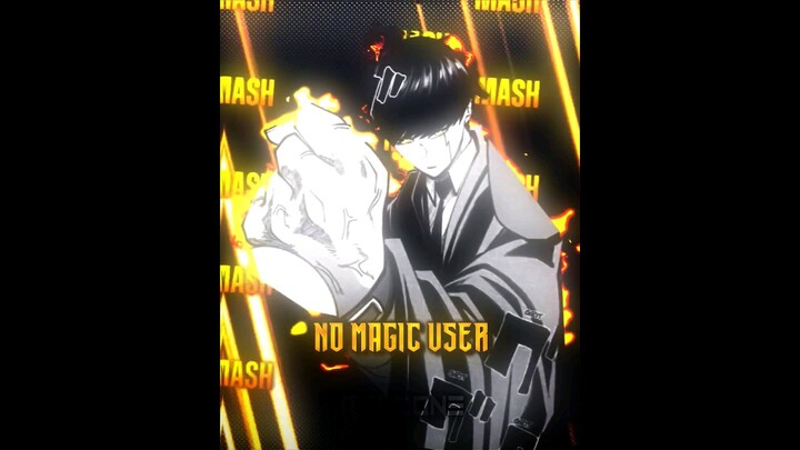 No Magic 🗿 | Mashle × Black Clover | 「Manga Edit」