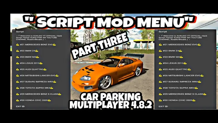 7400 Car Parking Multiplayer Mod Apk Unlocked Everything New Update 4.8.2  Best Free