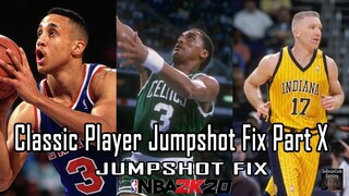 Classic Player Jumpshot Fix NBA2K20 Part X /John Stark / Chris Mullin / Dennis Johnson