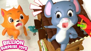 Dermaga Hickory Dickory ​🐁​🐈​ Lagu Anak | BST Kids Bahasa Indonesia