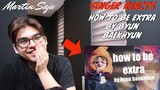 SINGER REACTS how to be extra by byun baekhyun | Martin Saja