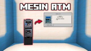 CARA MEMBUAT MESIN ATM DI MINECRAFT! BISA TARIK UANG ??