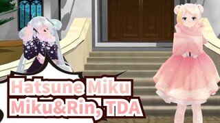 [Hatsune Miku/MMD] Miku&Rin, TDA - Lap Tap Love