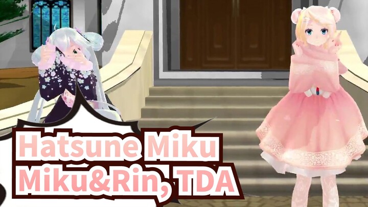 [Hatsune Miku/MMD] Miku&Rin, TDA - Lap Tap Love