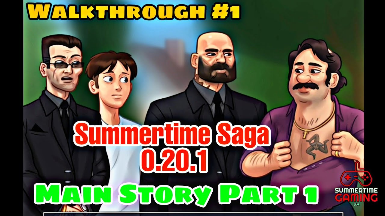 Summertime saga 0.20.1 Main Story: Part 1 | Full Walkthrough #1 - BiliBili