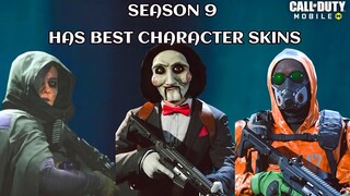 SEASON 9 CHARACTER SKIN SNEAK PEEK | HALLOWEEN THEME CHARACTERS