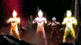 Ultraman Galaxy Fight 3's Heisei Three are illusions but can fight on their own