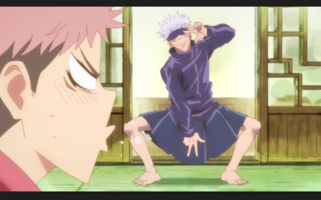 [ Jujutsu Kaisen ] Gojo teacher secretly wears Wild Rose skirt and appears in women's clothing!