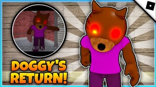 How to get "DOGGY'S RETURN" BADGE + DOGGY'S RETURN SKIN in PIGGY ROLEPLAY 피기 롤플레이 (KOREAN)! - ROBLOX