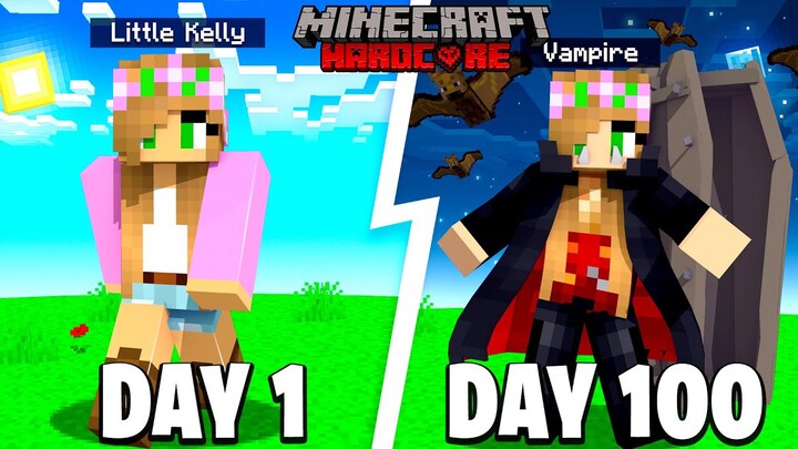 I Survived 100 DAYS as a VAMPIRE in Minecraft ... Here's What Happened