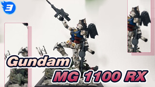 Gundam|[Scenes Production】Making a diorama with 100yen photo frames』MG 1100 RX_3