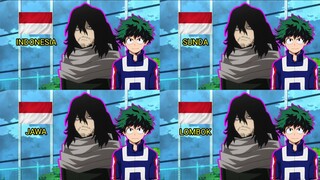 Parody 4 Bahasa || Midoriya Menyentuh 💩