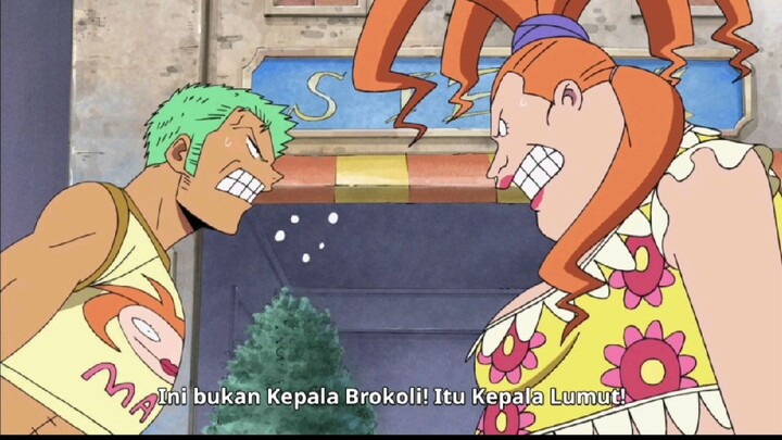 Ketika lord zoro bangga dengan "marimo"