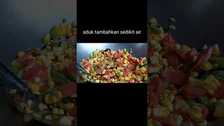 Enaknya Mantul, Tumis Jagung Sosis, Masak di  Kampung