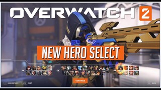 NEW HERO SELECT ANIMATIONS for EVERY HERO | OW2 vs OW1