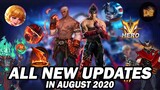 BIG UPDATES IN AUGUST 2020 in Mobile Legends